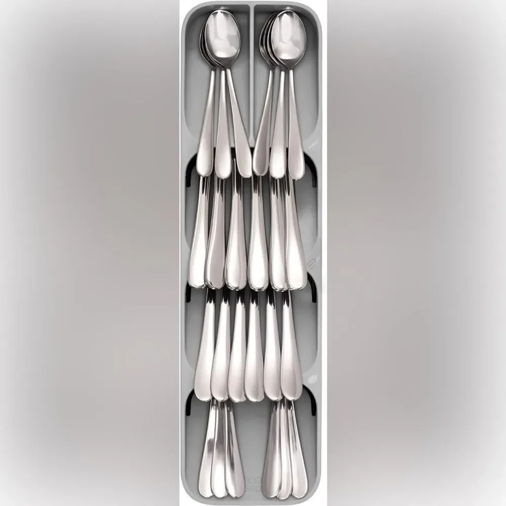 Joseph Joseph duo Gray Compact Cutlery Organiser | Set of 2